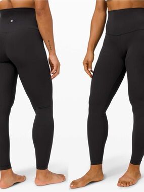 Lululemon Align Super-High Rise 
Pant Sz 2/28" In Black
